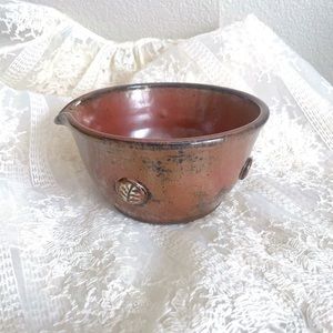 Handmade pottery bowl